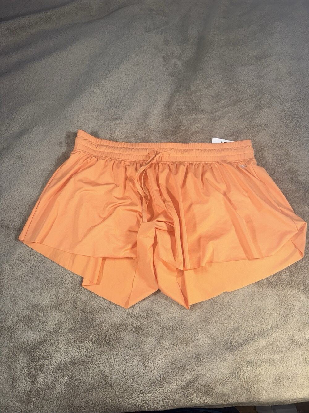 DSG‎ Womens High-Rise Flutter Short 3 Inch Vintage Orange Small NWT DAW15200.